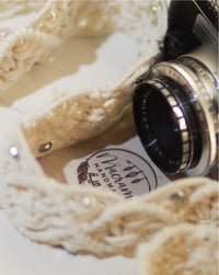 Macramé Belt with Buckle (White)