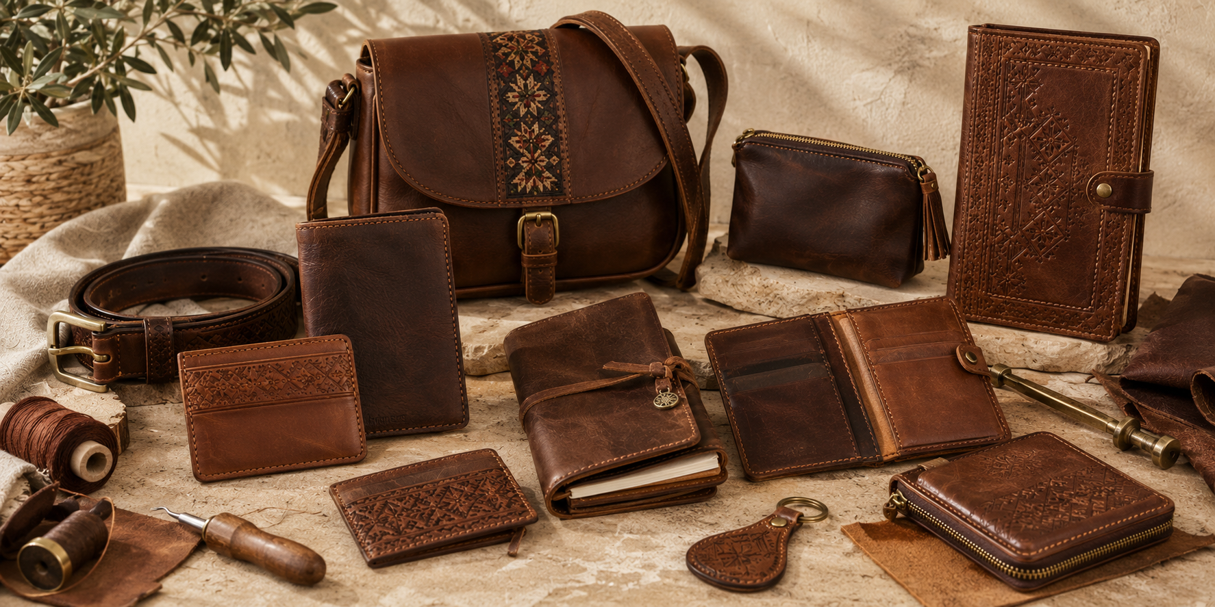 Leather items