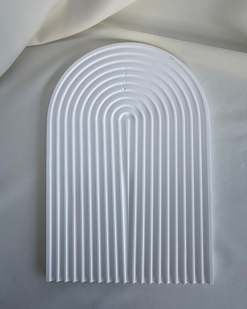 Large Arch Coaster (White, Oval)