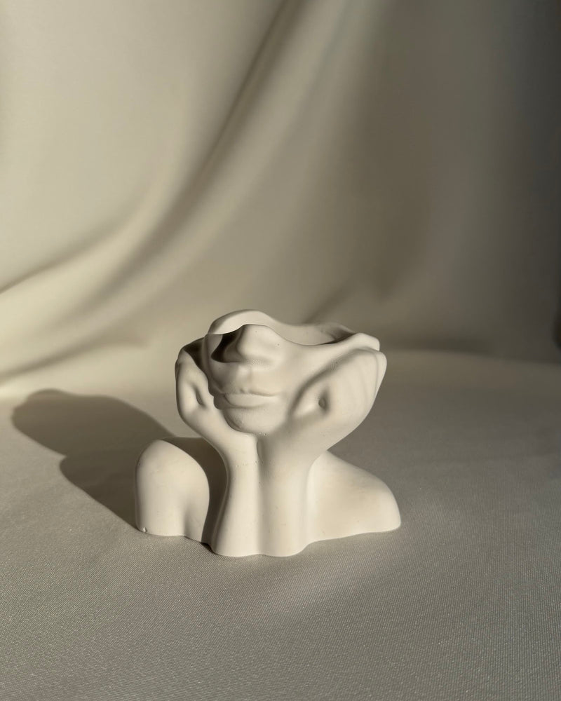 Face-Shaped Sculpture