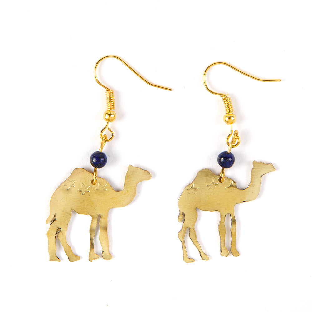 Camel Earring - Onyx