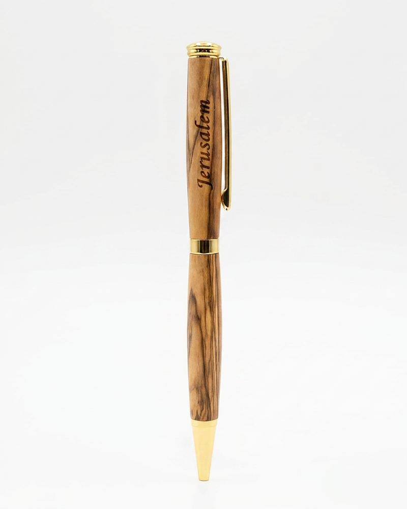 Olivewood Jerusalem Pen