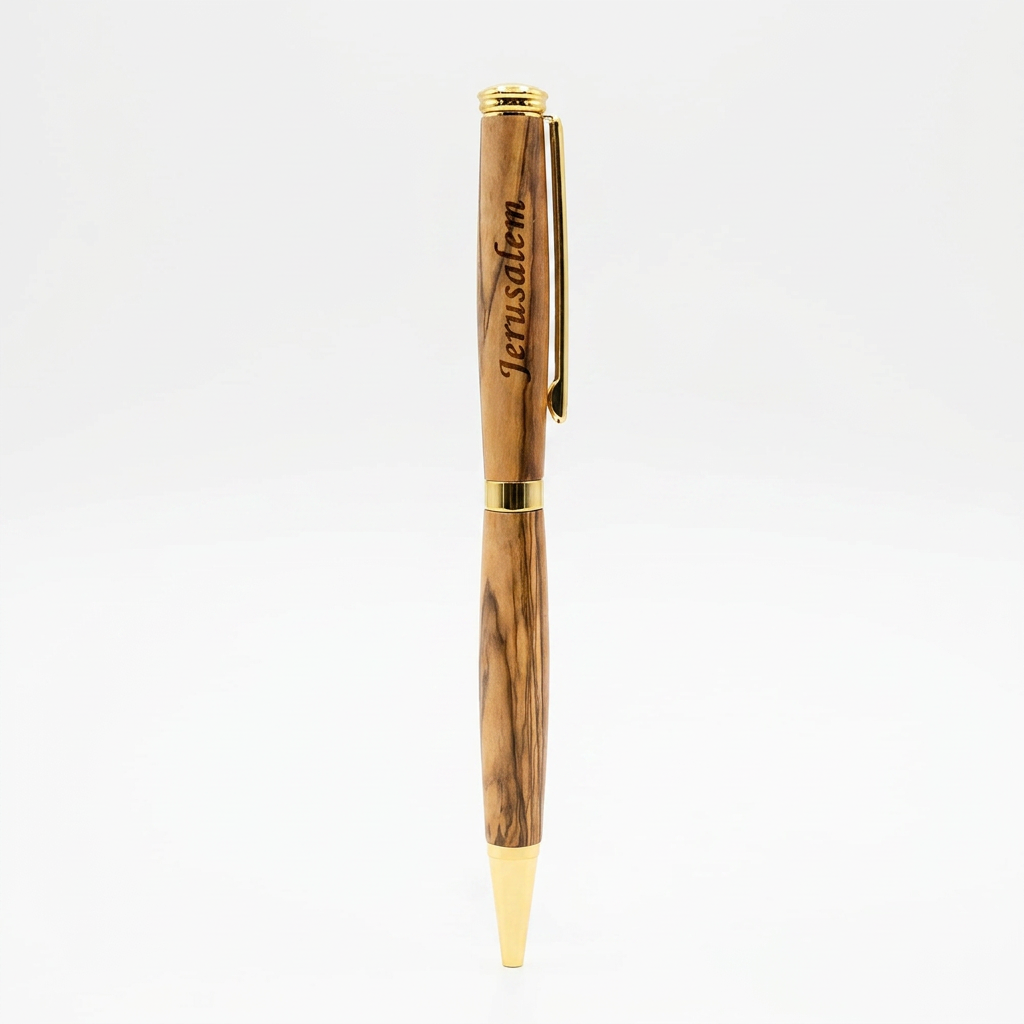 Olivewood Jerusalem Pen