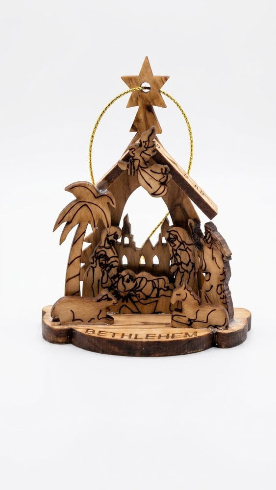 Olivewood Bethlehem Ornament