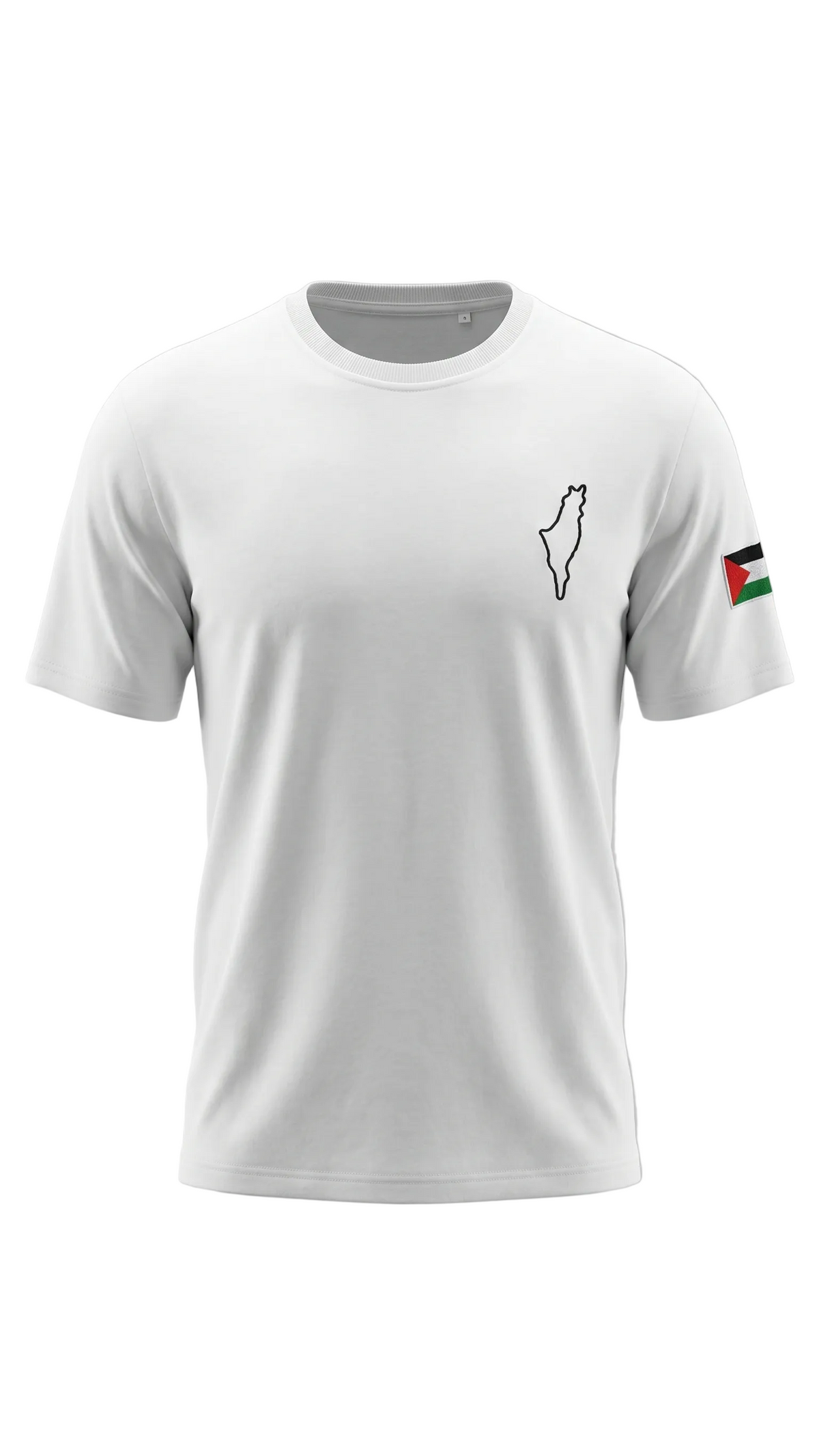 White Embroidered T-Shirt