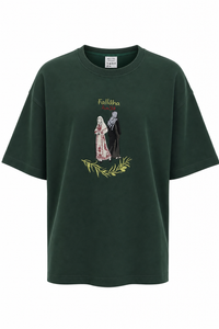 Green Embroidered T-Shirt