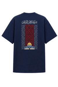 Navy Embroidered T-Shirt