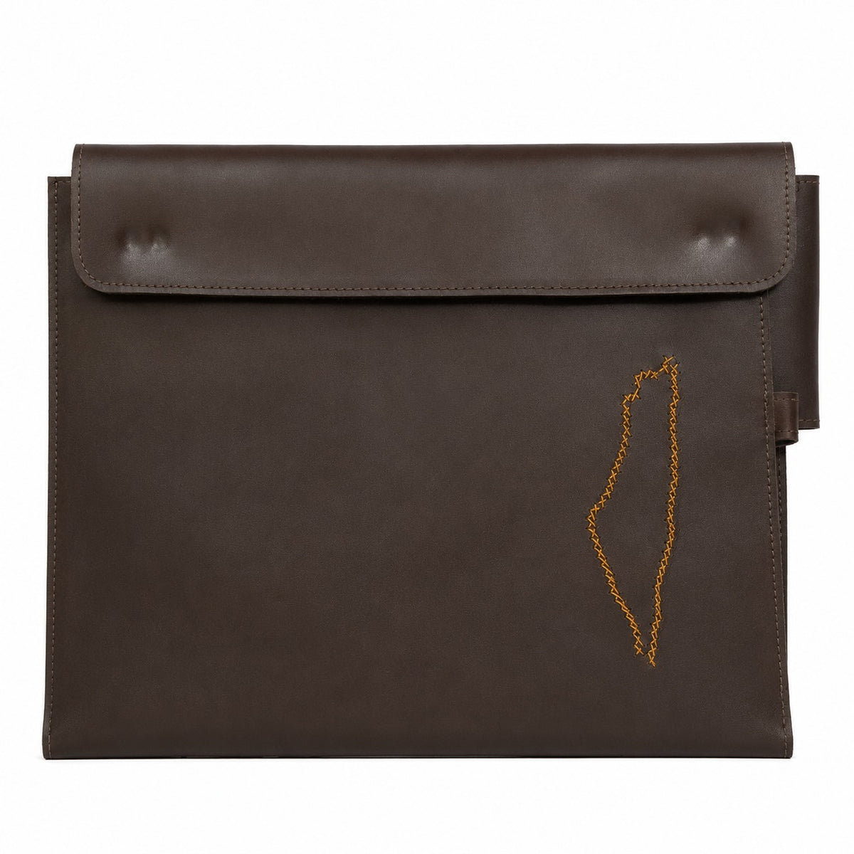 Map of Return – Leather Laptop Sleeve