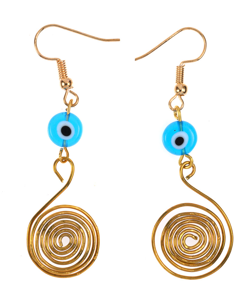 Evil Eye Earring - Light Blue