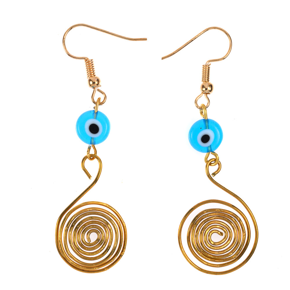 Evil Eye Earring - Light Blue