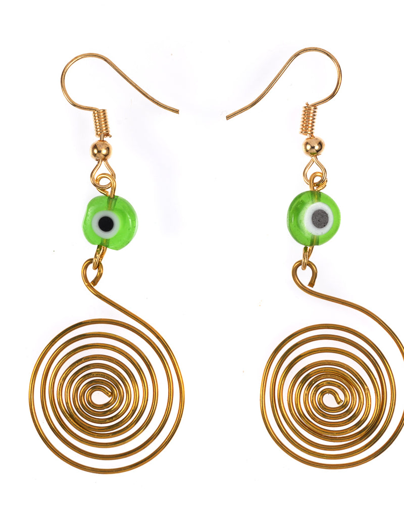 Evil Eye Earring - Light Green