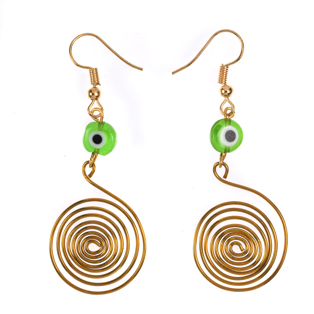 Evil Eye Earring - Light Green