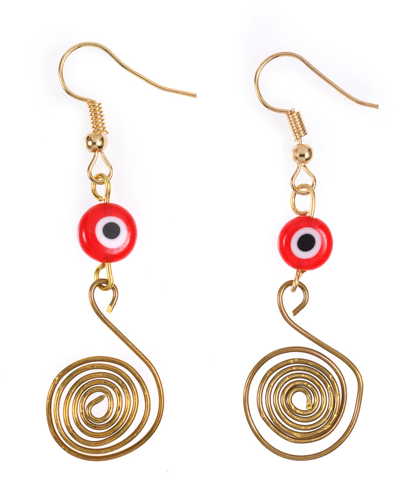 Evil Eye Earring - Red