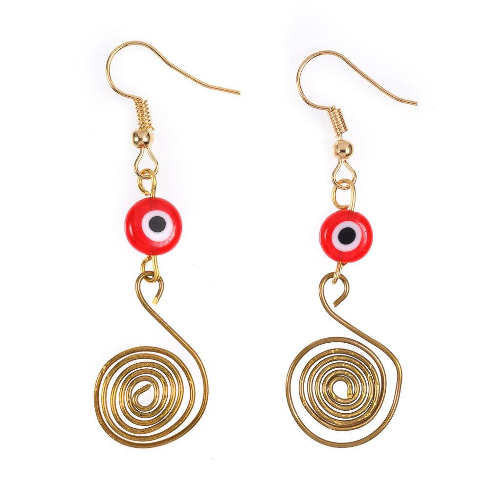 Evil Eye Earring - Red