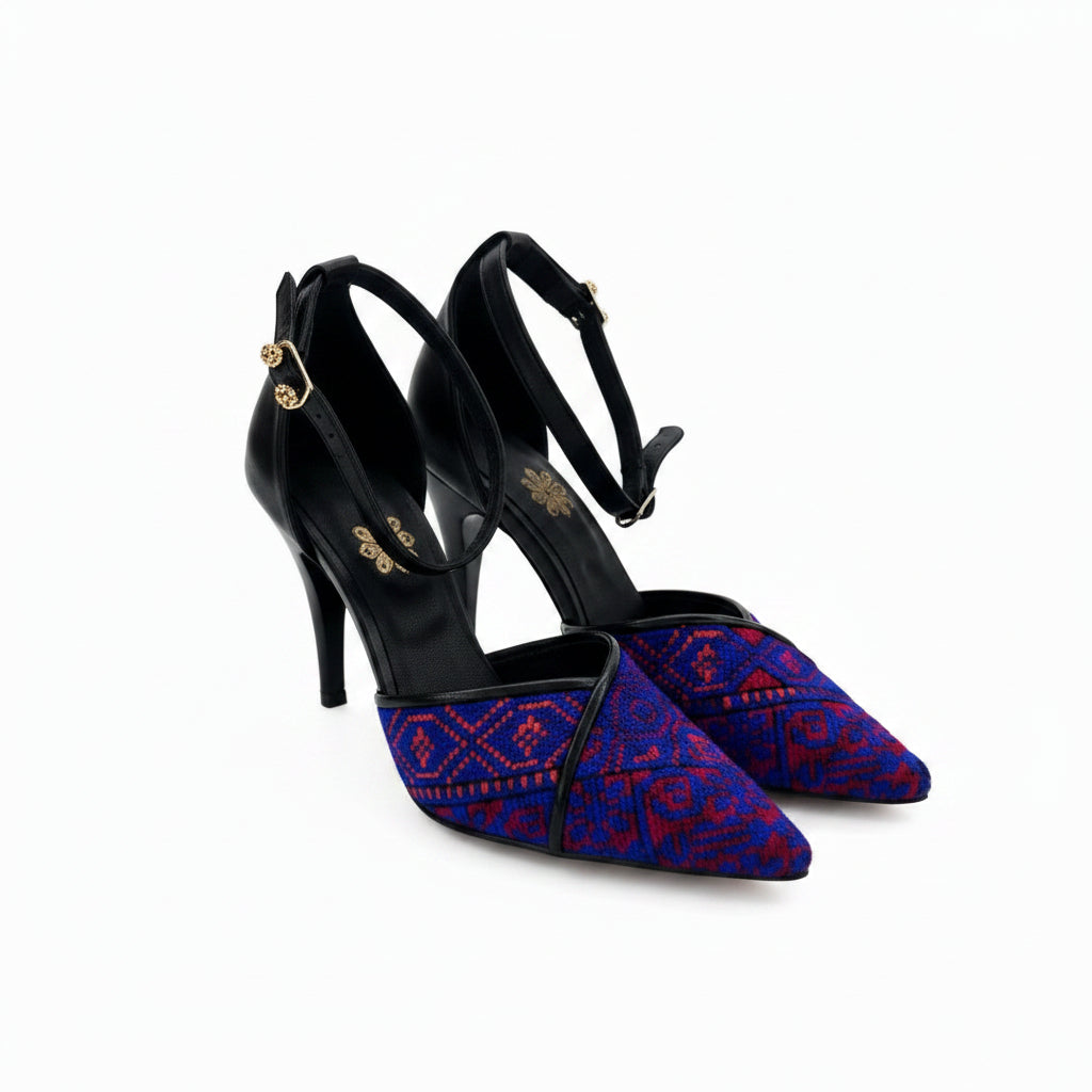 Embroidered Palestinian Stiletto Heels