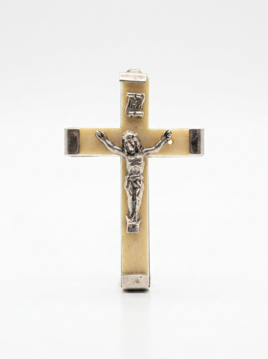 Olivewood Crucifix Pendant