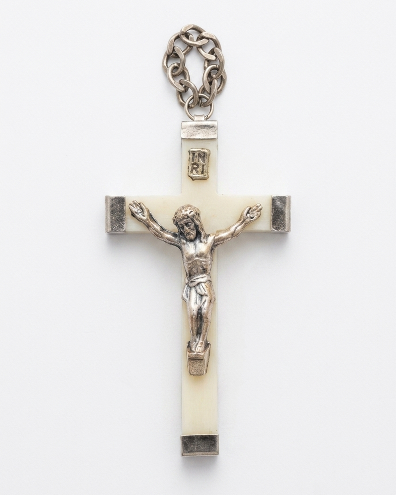 Mother of Pearl Crucifix Pendant