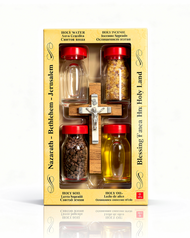Holy Land Blessing Set – Nazareth, Bethlehem & Jerusalem