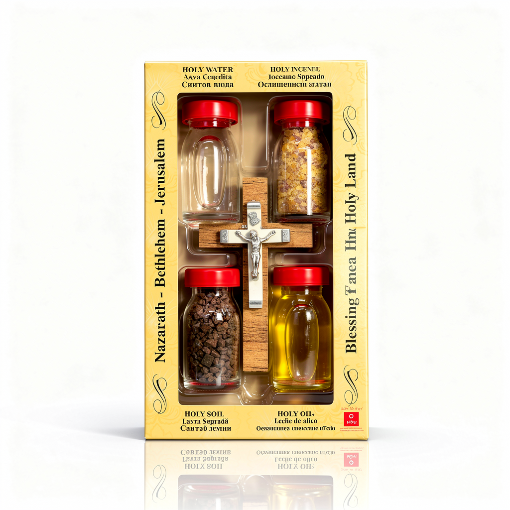 Holy Land Blessing Set – Nazareth, Bethlehem & Jerusalem