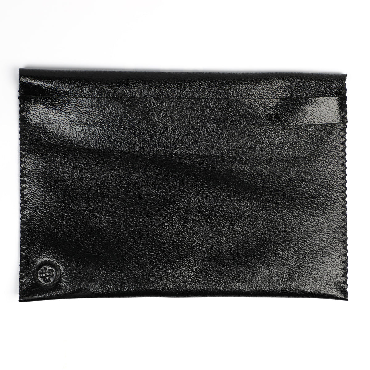 Leather Laptop Sleeve - Black