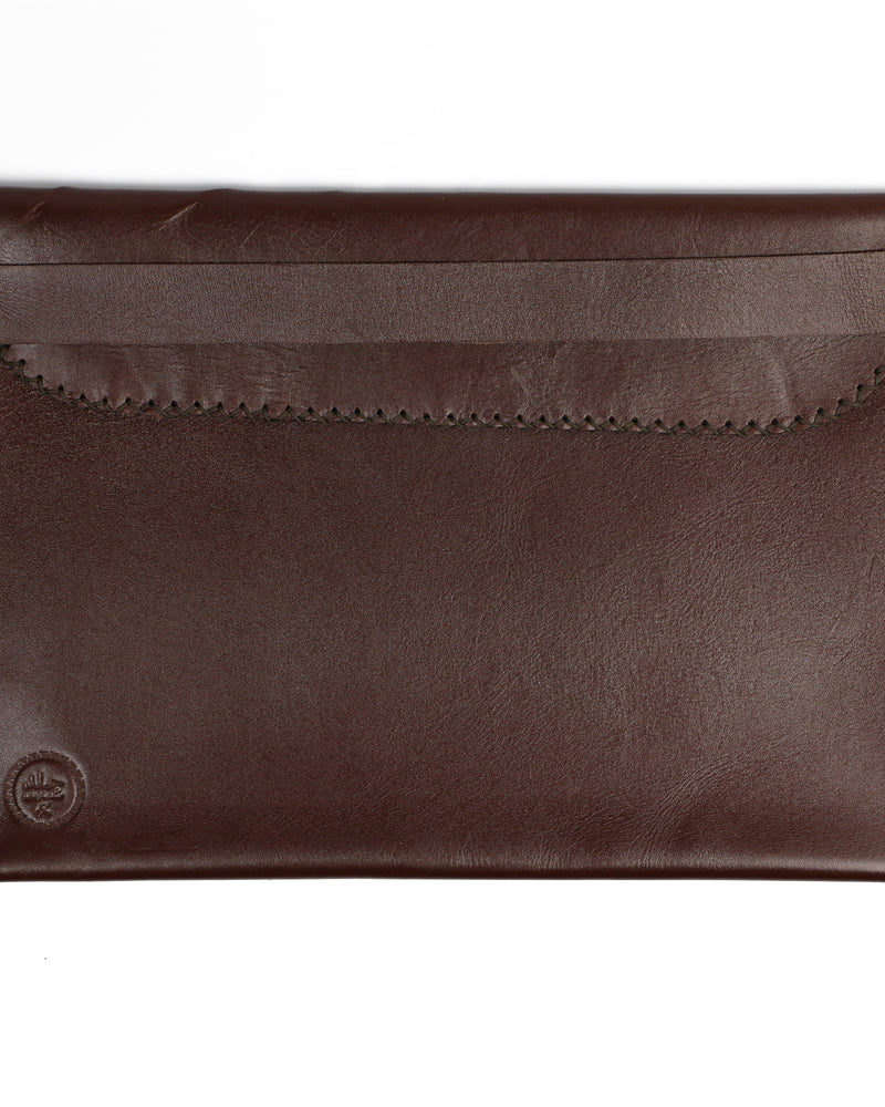 Leather Laptop Sleeve - Brown