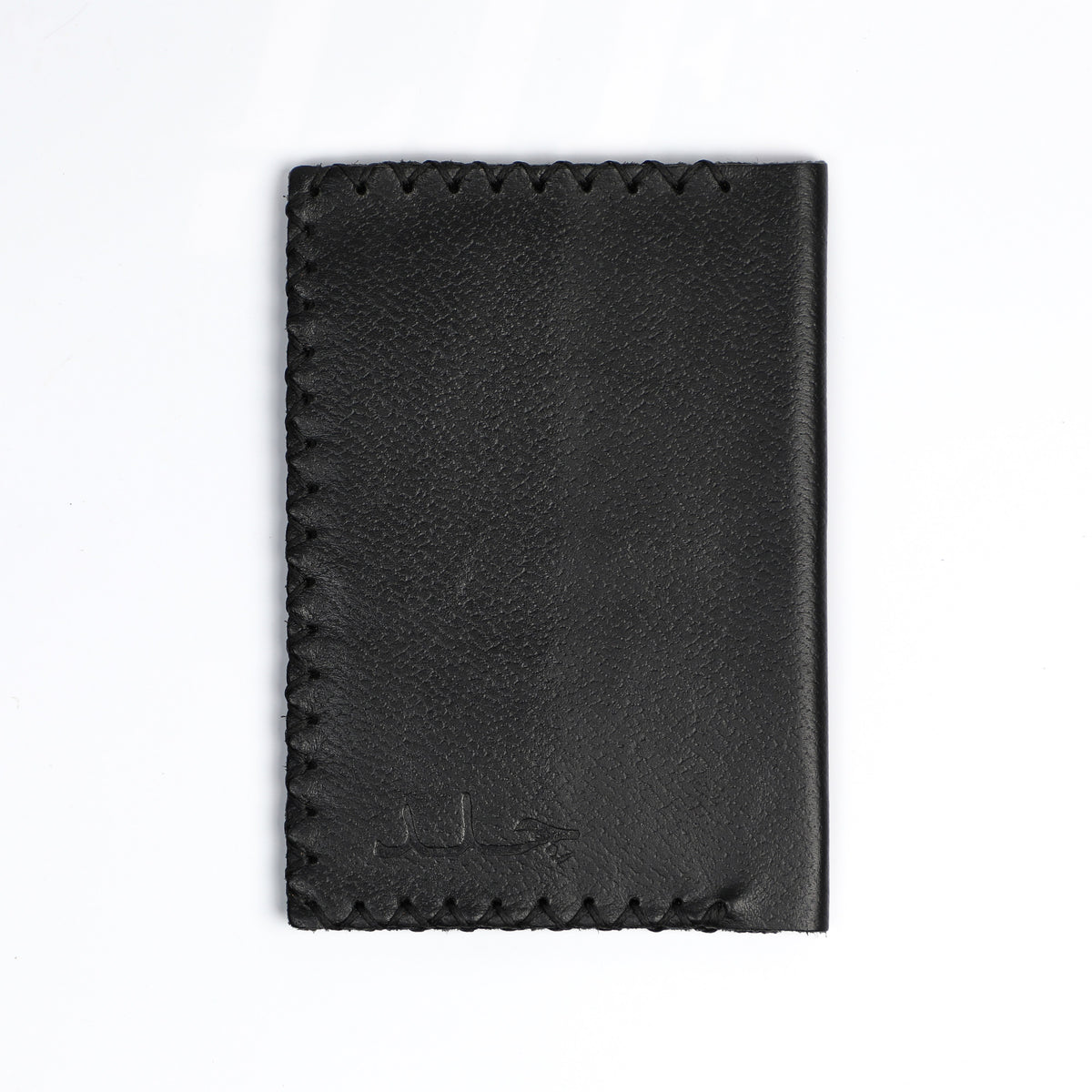 Leather Passport Holder - Black