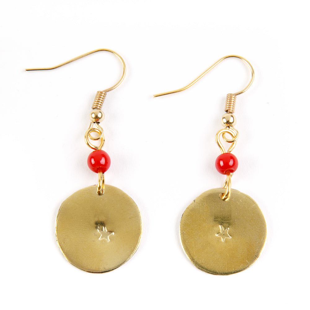 Shams Earring - Coral