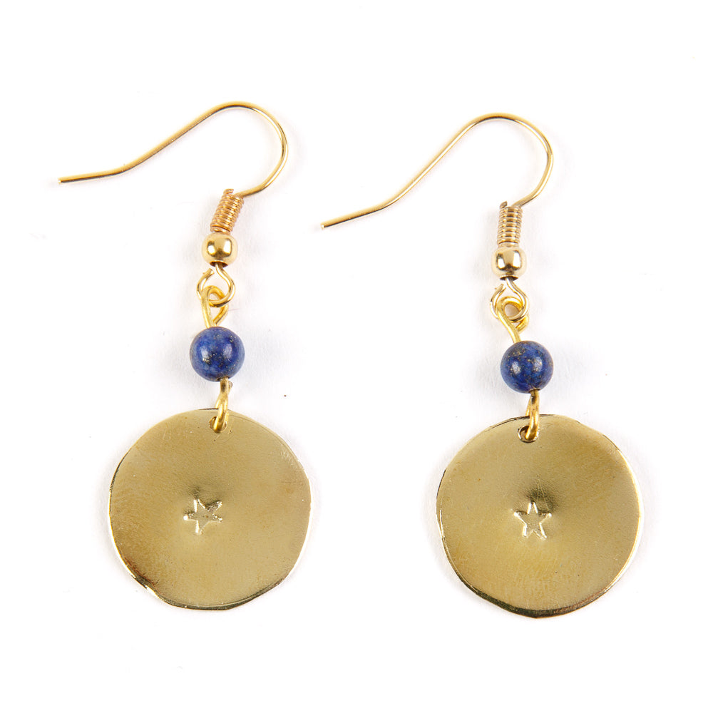 Shams Earring - Lapis Lazuli