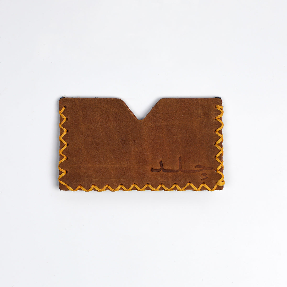 Whipstitch Cardholder - Mustard