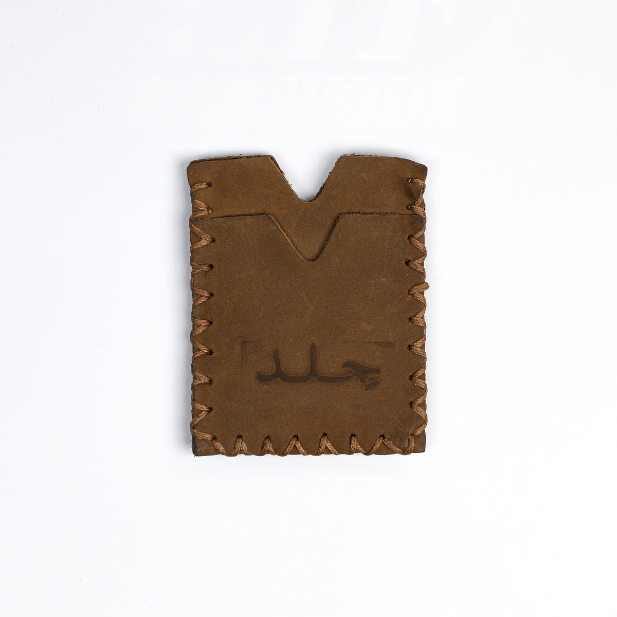 Whipstitch Cardholder - Tan