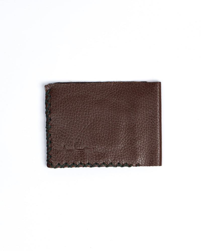Compact Card Wallet - Dark Brown
