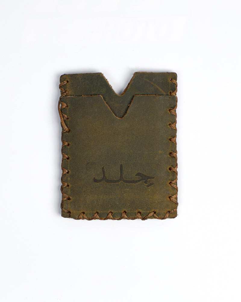 Compact Card Wallet - Olive