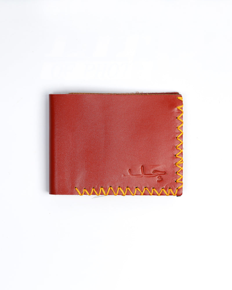 Compact Card Wallet - Red