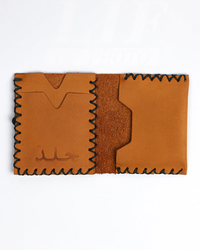 Compact Card Wallet - Natural Tan